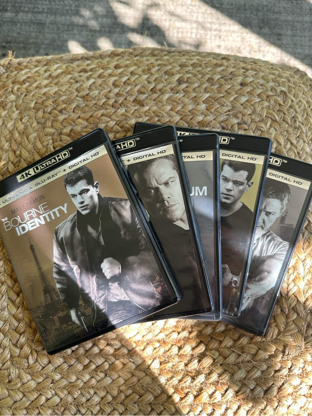🎬 Bourne Complete Collection 4K Ultra HD Blu-Ray + Bonus Disc Matt Damon EUC